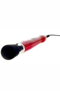 Doxy Die Cast Wand Metal Plug-In Vibrating Body Massager - Red