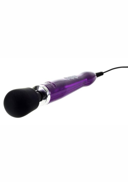 Doxy Die Cast Wand Metal Plug-In Vibrating Body Massager - Purple