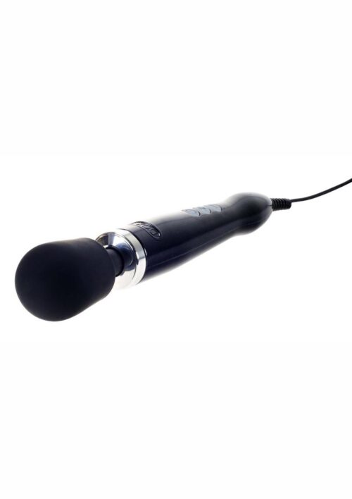 Doxy Die Cast Wand Metal Plug-In Vibrating Body Massager - Black