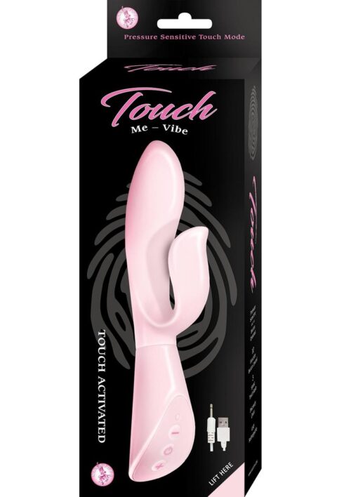 Touch Me Vibe Silicone Rechargeable Vibrator - Pink