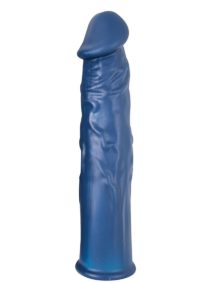 The Greatest Extender Silicone Penis Sleeve 7.5in - Blue