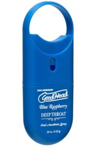 GoodHead Deep Throat To-Go Oral Anesthetic Spray Blue Raspberry .33oz