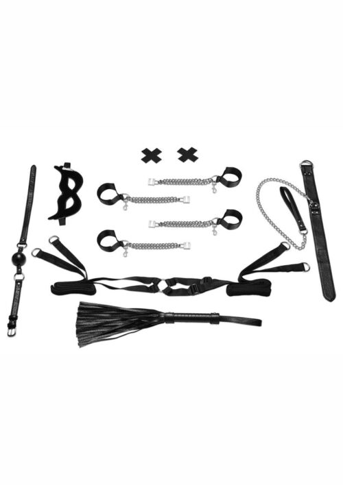 Lux Fetish All-Chained-Up Bondage Play Bedspreaders (6 piece set)
