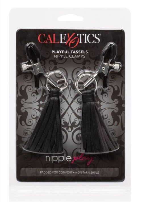 Nipple Play Playful Tassels Nipple Clamps - Black
