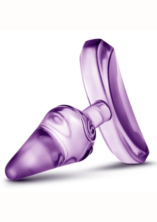Play with Me Hard Candy Butt Plug - Purple