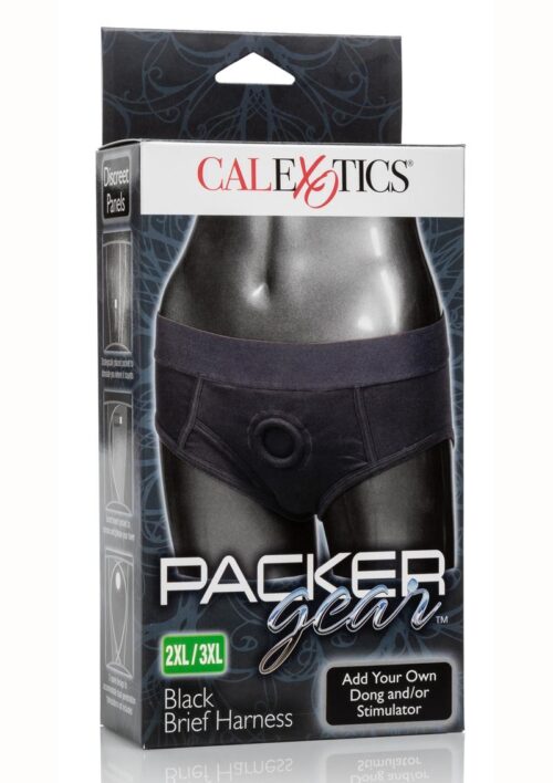 Packer Gear Brief Harness - 2XL/3XL - Black