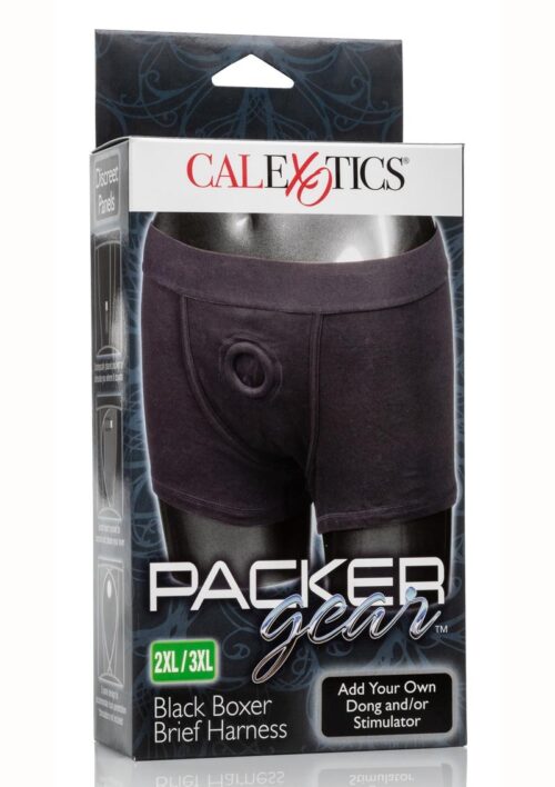 Packer Gear Boxer Brief Harness -2XL/3XL - Black