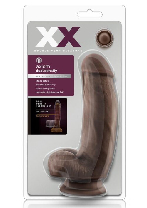 XX Axiom Dildo With Balls7in - Chocolate