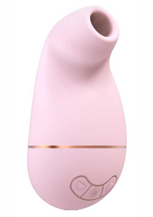 Irresistible Kissable Clitoral Stimulation Rechargeable Silicone Vibrator - Pink