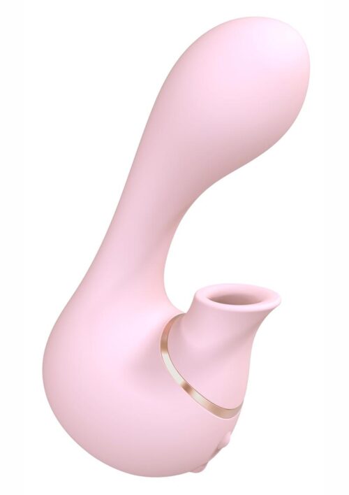Irresistible Mythical G-Spot And Clitoral Stimulation Rechargeable Silicone Vibrator - Pink