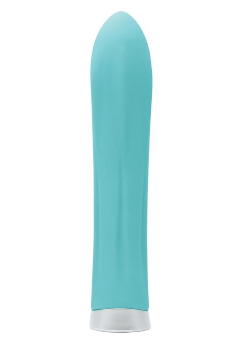Luxe Collection Honey Rechargeable Silicone Flexible Compact Vibe - Turquoise