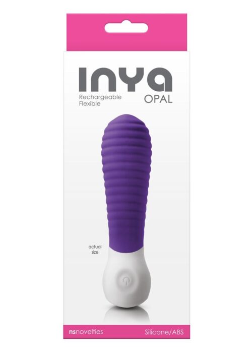 Inya Opal Silicone Rechargeable Vibrator - Purple