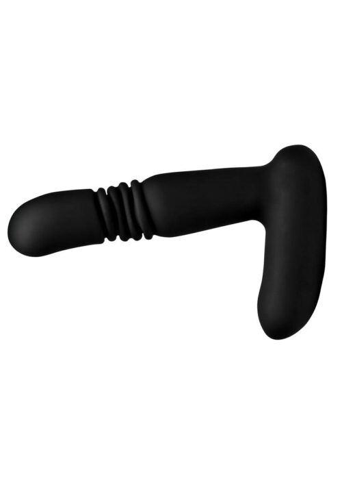 Under Control Rechargeable Silicone Thrusting Anal Plug with Remote Control