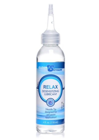 CleanStream Relax Desensitizing Anal Lube with Dispensing Tip 4oz