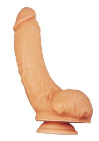 Tradie - Woody - Dual Density Realistic Dildo with Balls 9in - Vanilla
