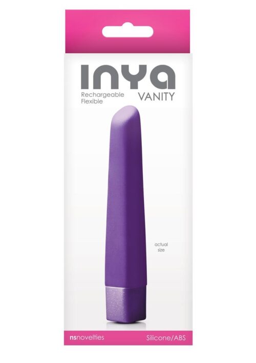 INYA Vanity Silicone Rechargeable Vibrator - Purple
