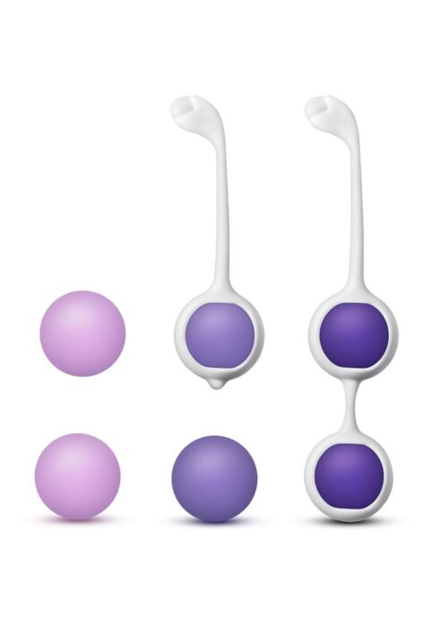 Wellness Kegel Silicone Training Kit - Purple