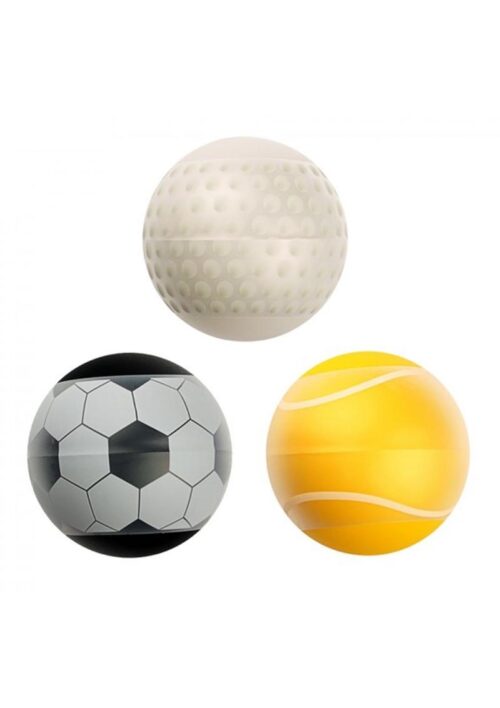 Linx Score Stroker Ball Masturbator (3 pack) - Multi Colored