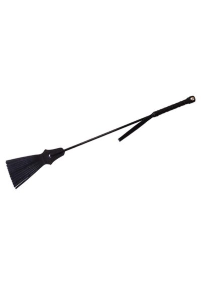 Rouge Fifty Times Hotter Tassel Riding Crop - Black