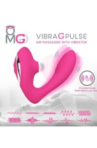 OMG Vibra G Pulse Silicone Rechargeable Vibrator - Pink