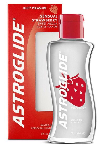 Astroglide Sensual Strawberry Water Based Personal Lubricant 5 oz.