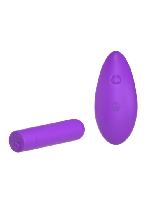 Fantasy For Her Silicone Rechargeable Remote Control Bullet Purple