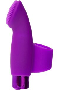 PowerBullet Naughty Nubbies Silicone Rechargeable Finger Massager - Purple