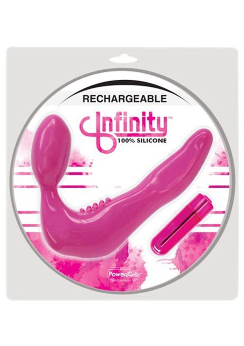 PowerBullet Infinity Rechargeable Silicone Vibrator - Pink