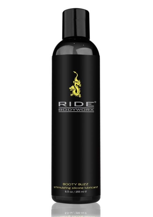 Ride Bodyworx Booty Buzz Stimulating Silicone Lubricant 8.5oz