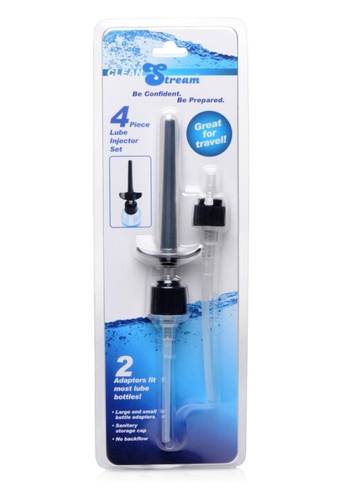 CleanStream 4 Piece Lube Injector Set - Black
