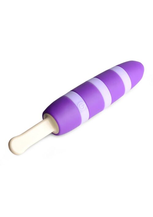 Cocksicle Pleasin Purple 10X Popsicle Vibrator - Purple
