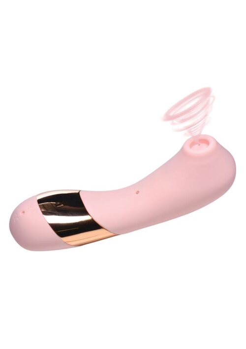 Inmi Shegasm Tickle Tickling Stimulator with Suction - Pink
