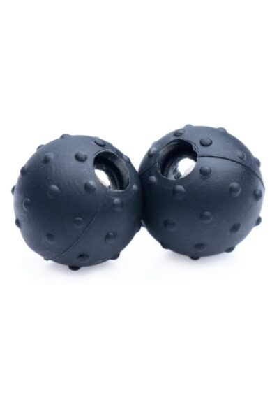 Master Series Dragon`s Orbs Nubbed Silicone Magnetic Balls - Black
