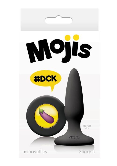 Moji`s #DCK Silicone Tapered Mini Anal Plug - Black