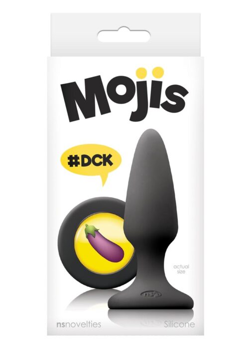 Moji`s #DCK Silicone Tapered Medium Anal Plug - Black