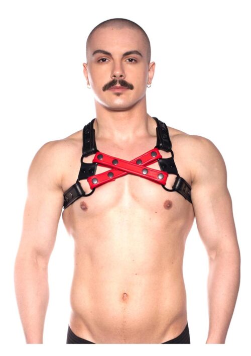 Prowler Red Cross Harness - Small/Medium - Red