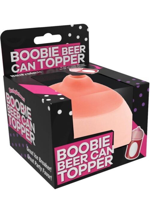 Boobie Beer Can Topper Novelty Gift