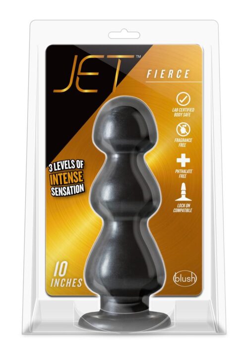 Jet Fierce Butt Plug - Carbon Metallic Black