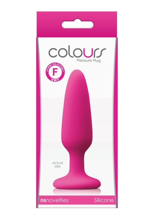 Colours Pleasure Plug Silicone Butt Plug - Small - Pink