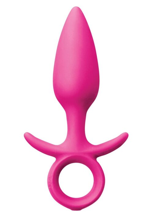 Inya Vibrating King Plug Rechargeable Silicone Butt Plug - Pink