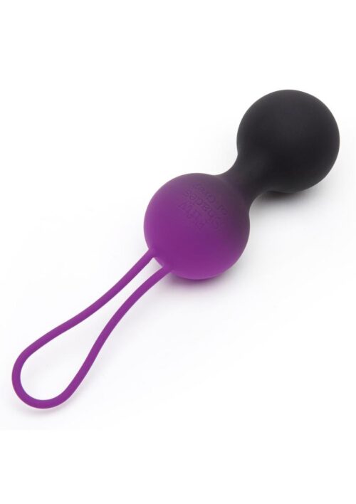 Fifty Shades of Grey Inner Goddess Colourplay Silicone Jiggle Balls - Purple