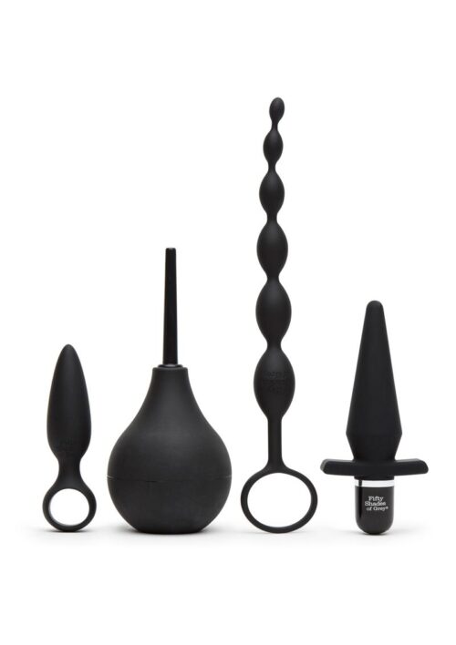 Fifty Shades of Grey Pleasure Overload Take It Slow Starter Anal Kit (4 piece)