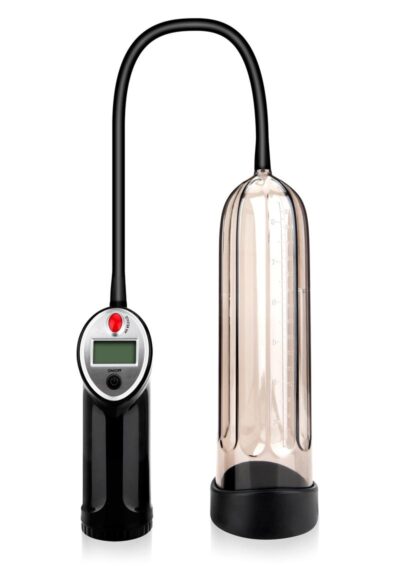 Mojo G Force Digital Penis Pump - Clear/ Black