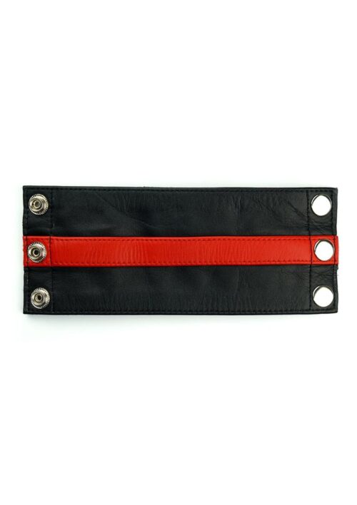 Prowler Red Leather Wrist Wallet - Medium - Black/Red