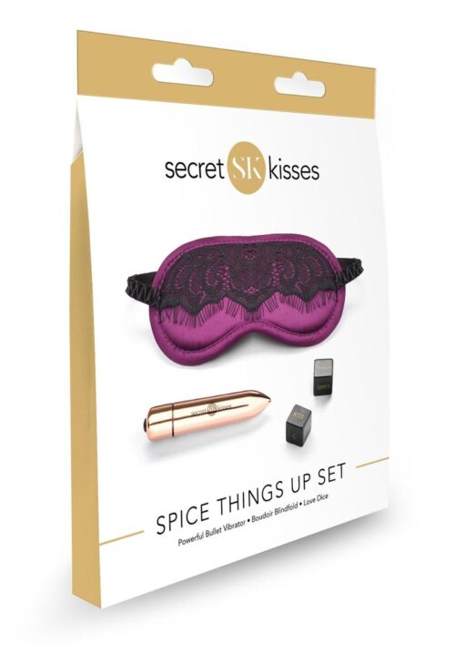 Secret Kisses Spice Things Up 3 Piece Kit Couples Game