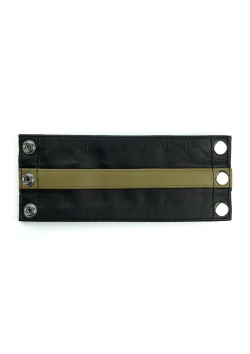 Prowler Red Leather Wrist Wallet - Large - Black/Green