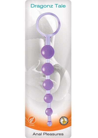 Dragonz Tale Anal Pleasures Silicone Anal Beads - Blue