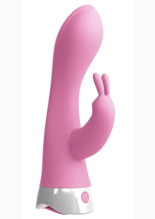 3Some Wall Banger Rabbit Silicone Vibrator USB Rechargeable Suction Cup Wireless  Remote Splashproof Pink