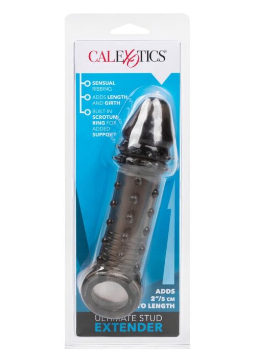 Ultimate Stud Penis Extender with Scrotum Support - Smoke