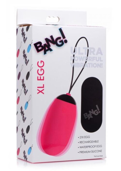 Bang! XL Vibrating Egg - Pink
